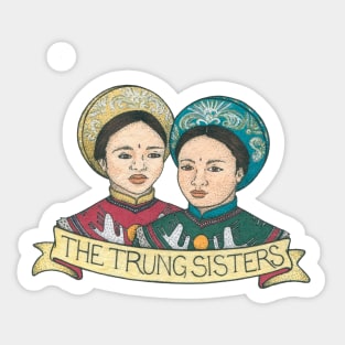 Trung Trac and Trung Nhi Sticker